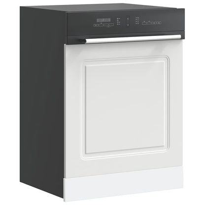 Pannello Lavastoviglie Kalmar Bianco 60x1,5x67 cm in Truciolato - homemem39