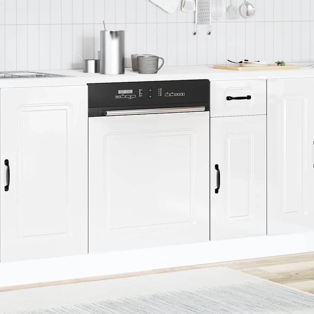 Pannello Lavastoviglie Kalmar Bianco Lucido 60x1,5x57 cm | homemem39