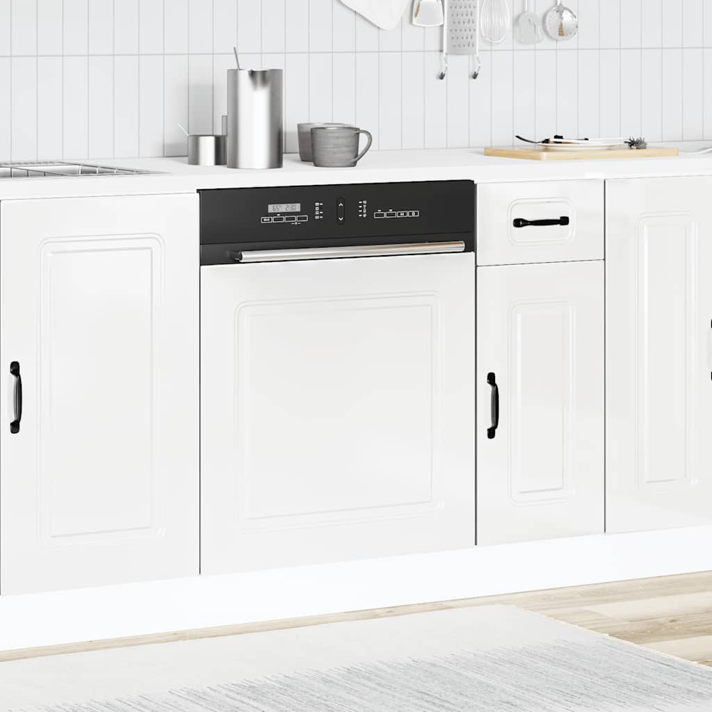 Pannello Lavastoviglie Kalmar Bianco Lucido 60x1,5x67 cm - homemem39