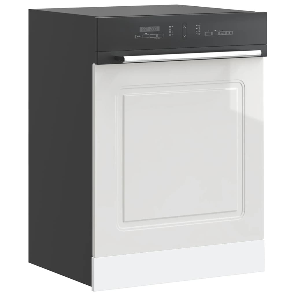 Pannello Lavastoviglie Kalmar Bianco Lucido 60x1,5x67 cm - homemem39