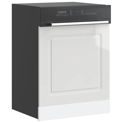 Pannello Lavastoviglie Kalmar Bianco Lucido 60x1,5x67 cm - homemem39