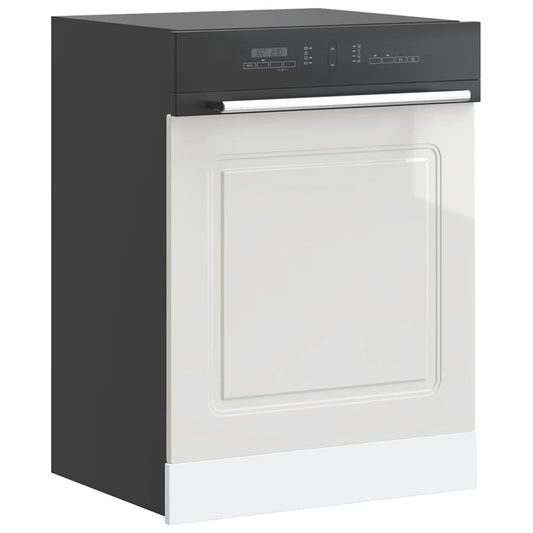 Pannello Lavastoviglie Kalmar Bianco Lucido 60x1,5x67 cm - homemem39