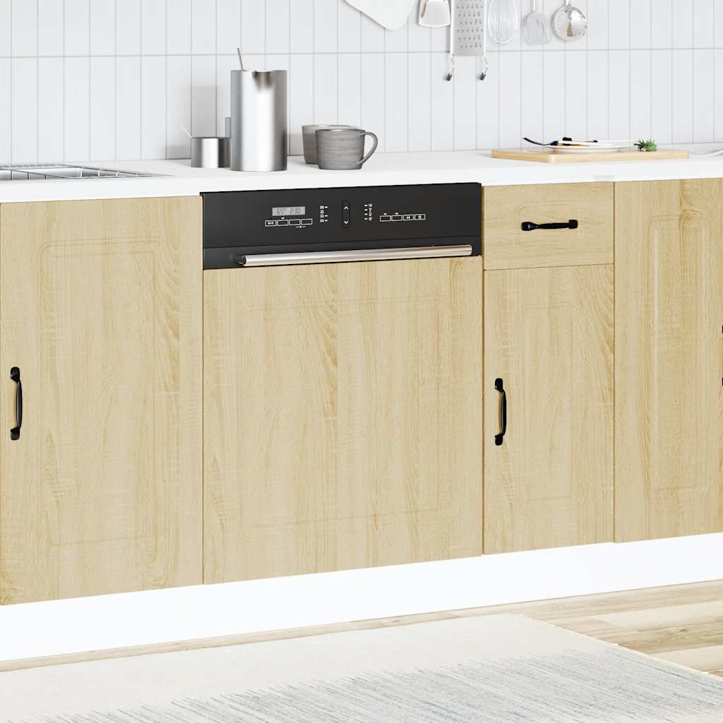 Pannello Lavastoviglie Kalmar Rovere Sonoma 60x1,5x57 cm | homemem39