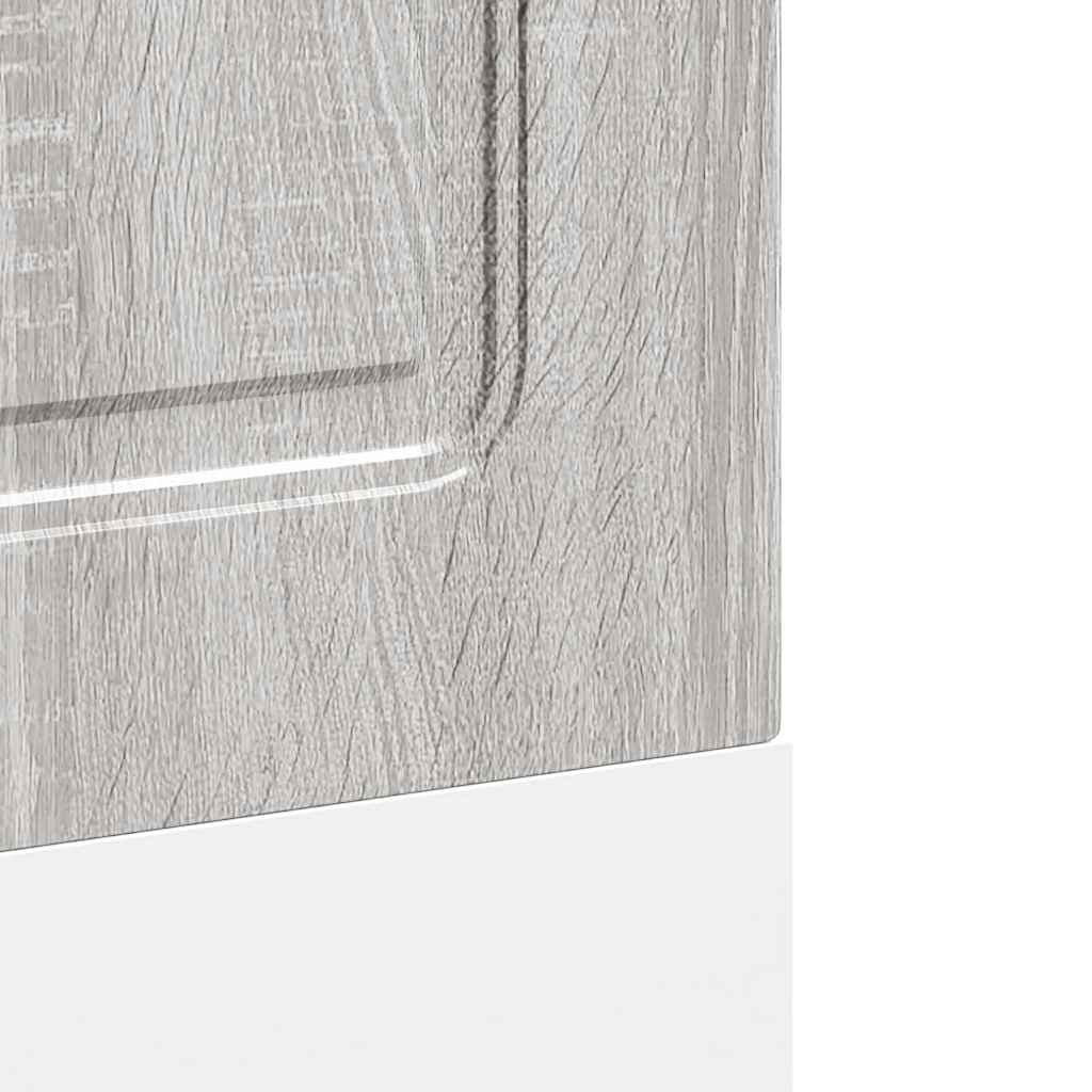 Pannello Lavastoviglie Kalmar Grigio Sonoma 60x1,5x57 cm | homemem39