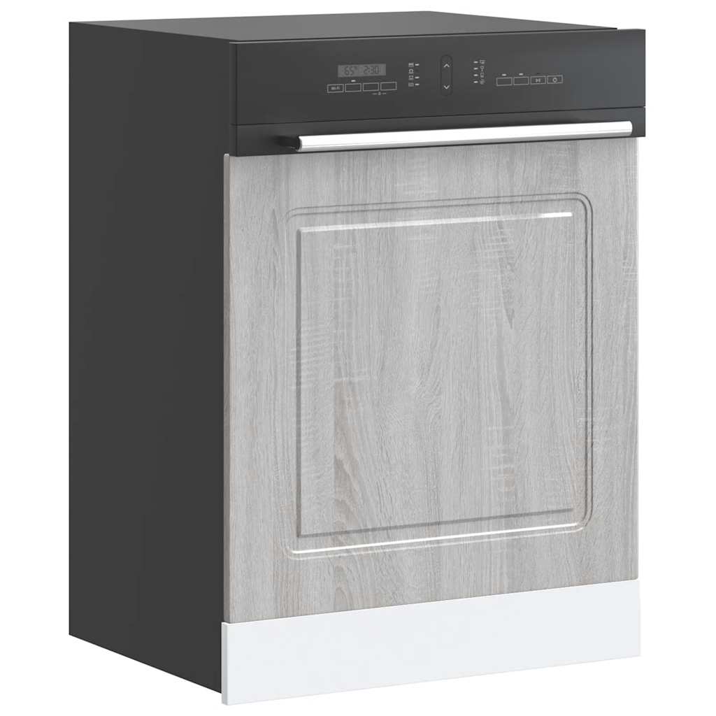 Pannello Lavastoviglie Kalmar Grigio Sonoma 60x1,5x67 cm - homemem39