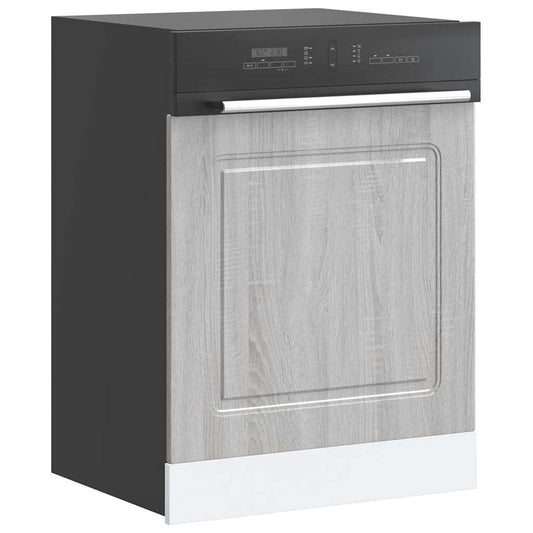 Pannello Lavastoviglie Kalmar Grigio Sonoma 60x1,5x67 cm - homemem39