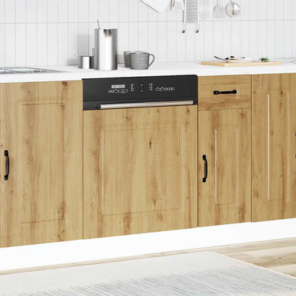 Pannello Lavastoviglie Kalmar Rovere Artigianale 60x1,5x67 cm - homemem39