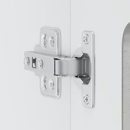 Pensile da Cucina con Porta in Vetro Kalmar Grigio Cemento - homemem39