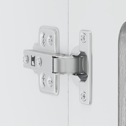 Pensile da Cucina con Porta in Vetro Kalmar Grigio Sonoma - homemem39