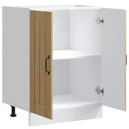 Mobile Base Lavello Lucca Rovere Sonoma in Legno Multistrato - homemem39