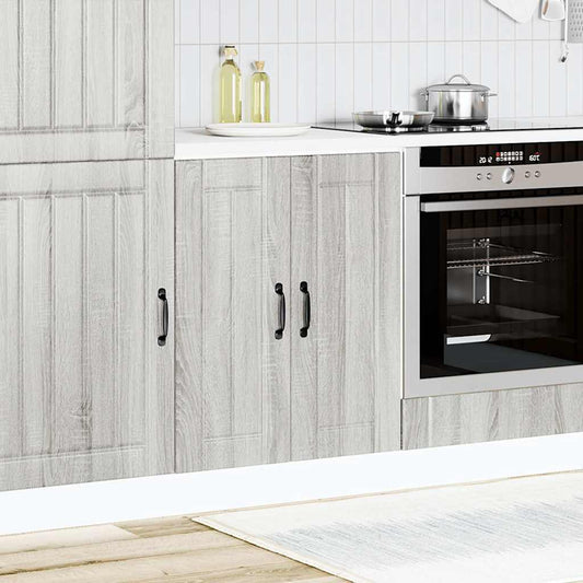 Mobile Base Lavello Lucca Grigio Sonoma in Legno Multistrato - homemem39