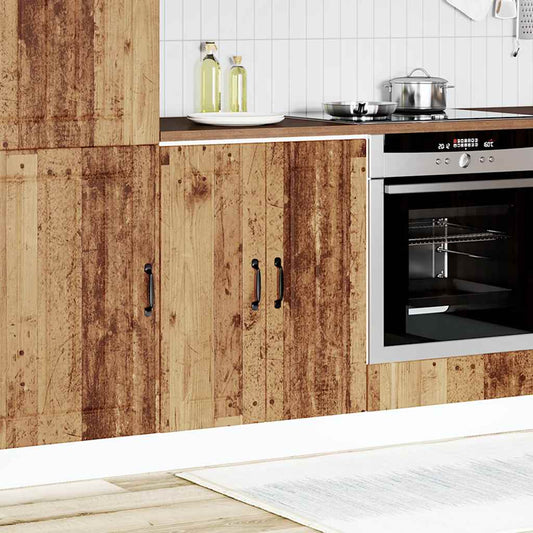 Mobile Base Lavello Lucca Legno Antico in Legno Multistrato - homemem39