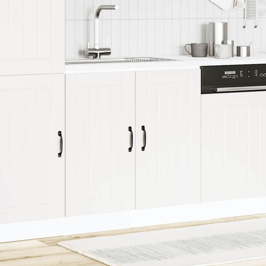 Mobile Base Lavello Lucca Bianco in Legno Multistrato - homemem39