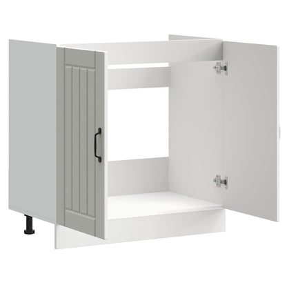 Mobile Base Lavello Lucca Bianco in Legno Multistrato - homemem39