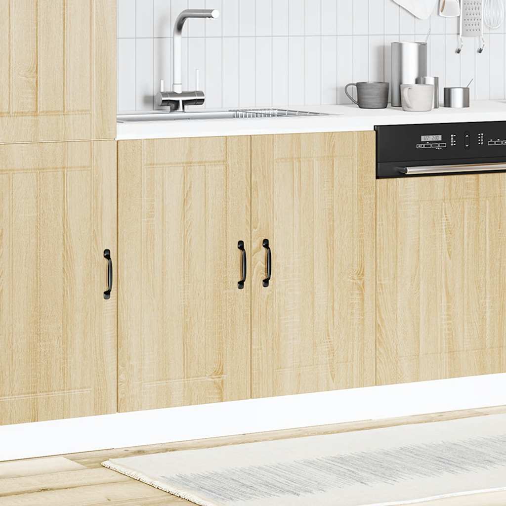 Mobile Base Lavello Lucca Rovere Sonoma in Legno Multistrato - homemem39