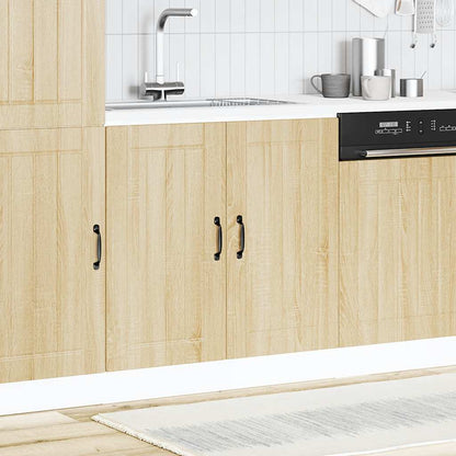 Mobile Base Lavello Lucca Rovere Sonoma in Legno Multistrato - homemem39