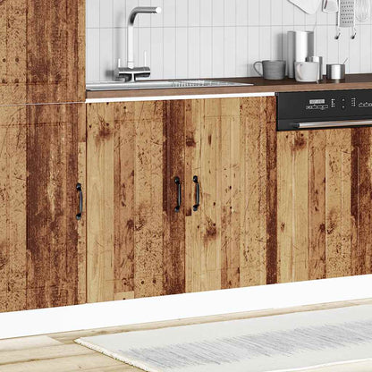Mobile Base Lavello Lucca Legno Antico in Legno Multistrato - homemem39