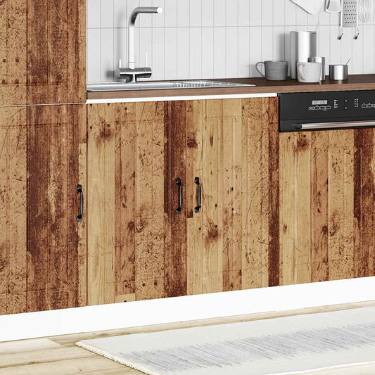 Mobile Base Lavello Lucca Legno Antico in Legno Multistrato - homemem39