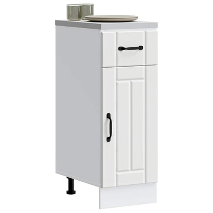 Base da Cucina Lucca Bianco in Legno Multistrato - homemem39