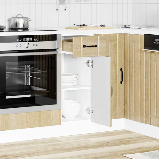 Base da Cucina Lucca Rovere Sonoma in Legno Multistrato - homemem39