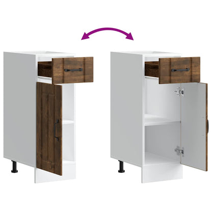 Base da Cucina Lucca Rovere Fumo in Legno Multistrato - homemem39