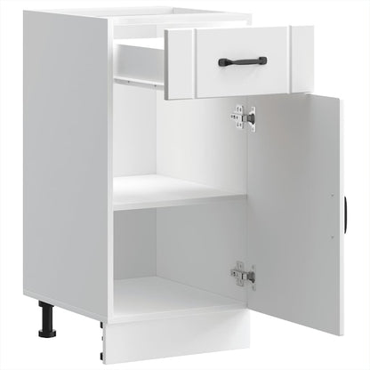 Base da Cucina Lucca Bianco in Legno Multistrato - homemem39