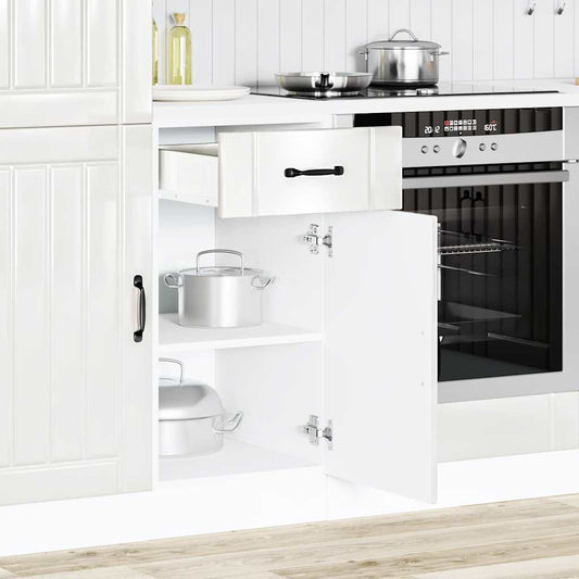 Base da Cucina Lucca Bianco Lucido in Legno Multistrato - homemem39