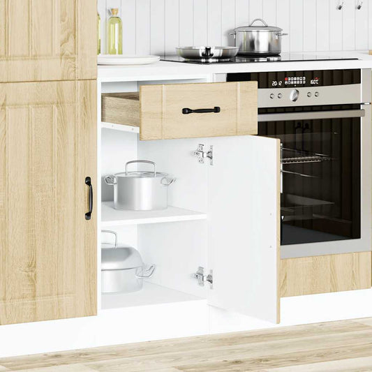 Base da Cucina Lucca Rovere Sonoma in Legno Multistrato - homemem39