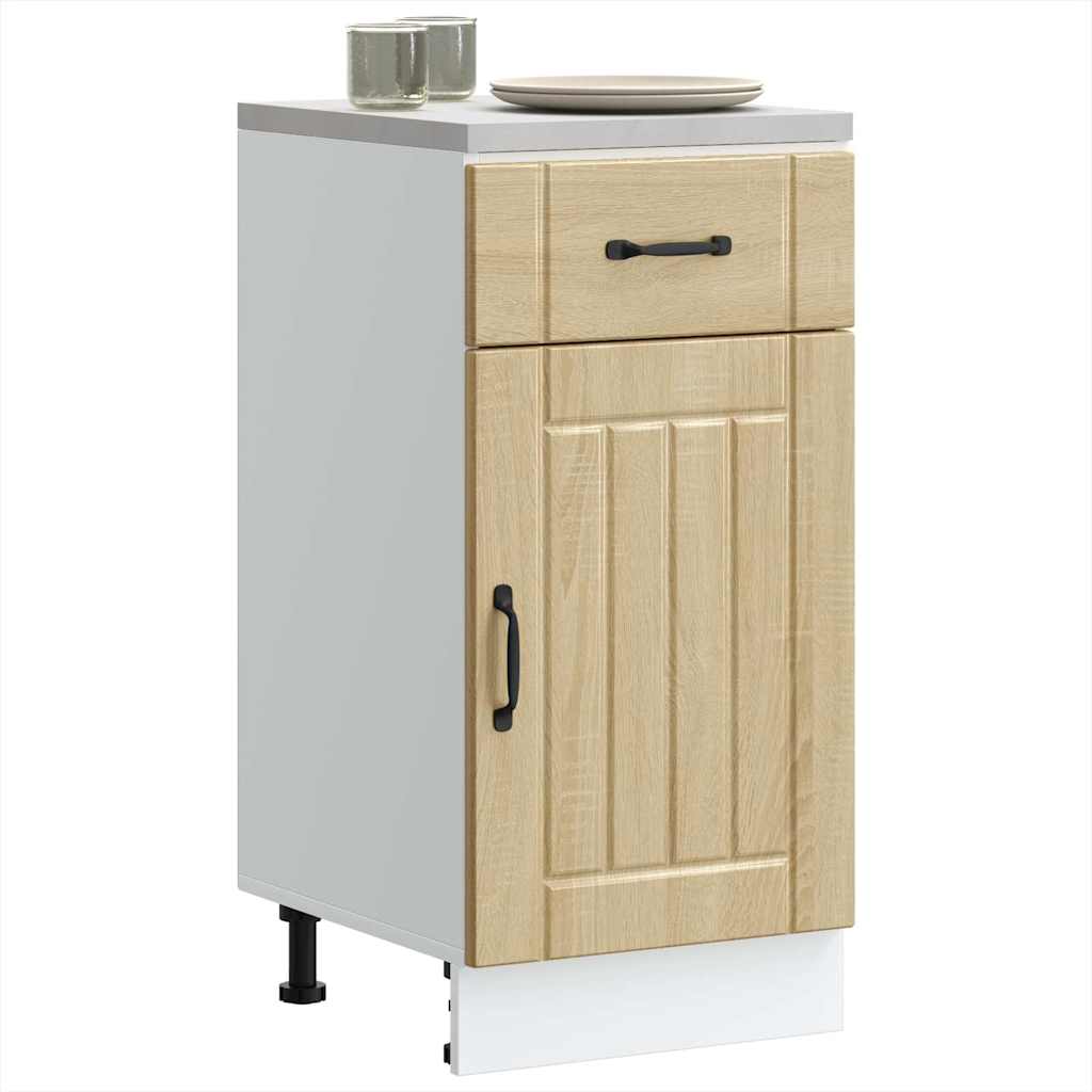 Base da Cucina Lucca Rovere Sonoma in Legno Multistrato - homemem39