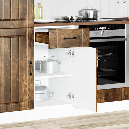Base da Cucina Lucca Rovere Fumo in Legno Multistrato - homemem39