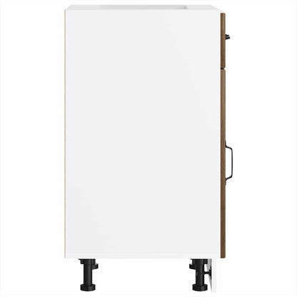 Base da Cucina Lucca Rovere Marrone in Legno Multistrato - homemem39