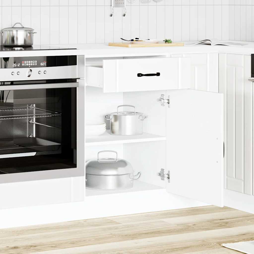 Base da Cucina Lucca Bianco in Legno Multistrato - homemem39