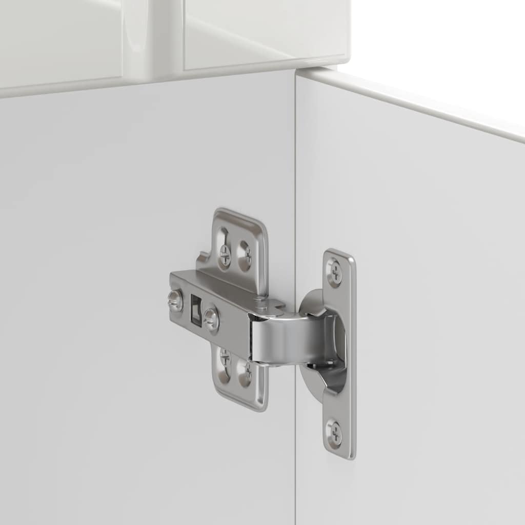 Base da Cucina Lucca Bianco Lucido in Legno Multistrato - homemem39