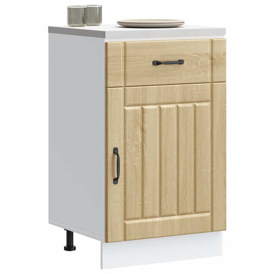 Base da Cucina Lucca Rovere Sonoma in Legno Multistrato - homemem39