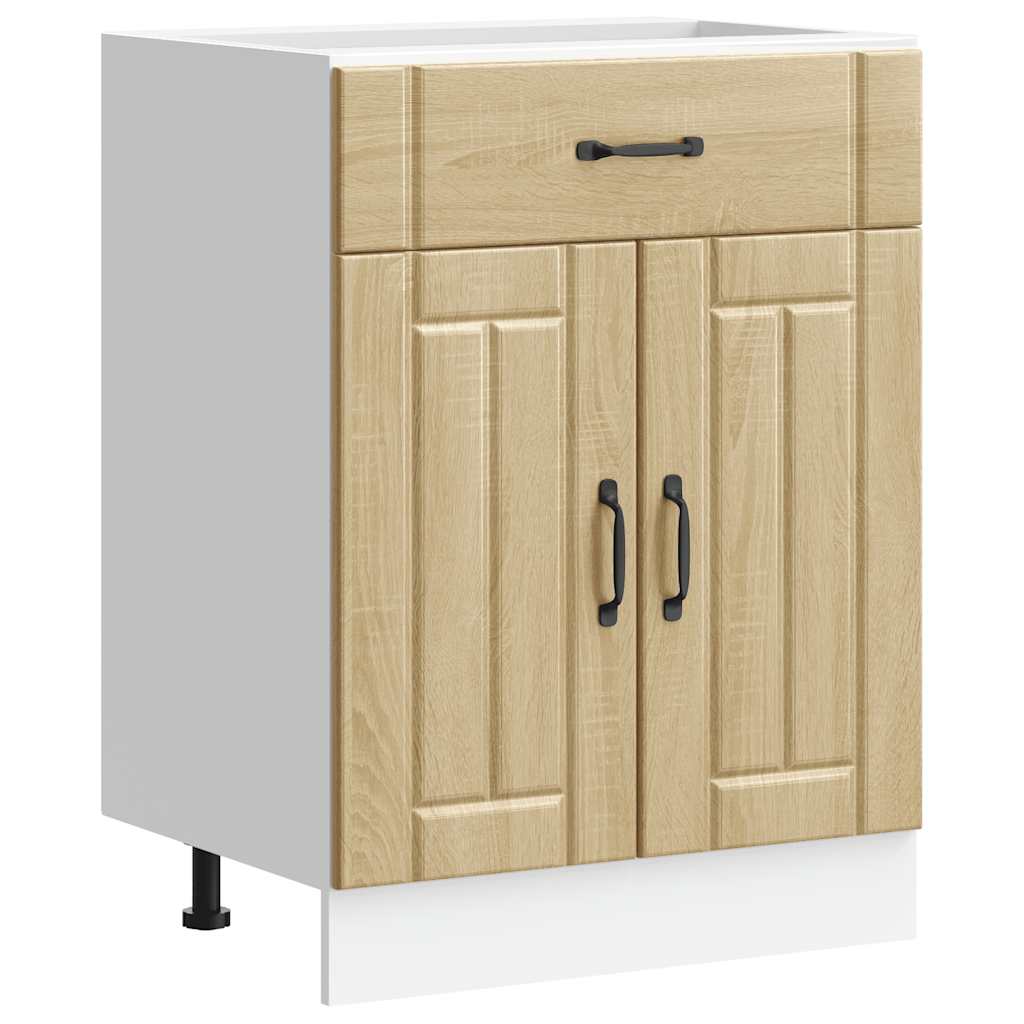 Base da Cucina Lucca Rovere Sonoma in Legno Multistrato - homemem39