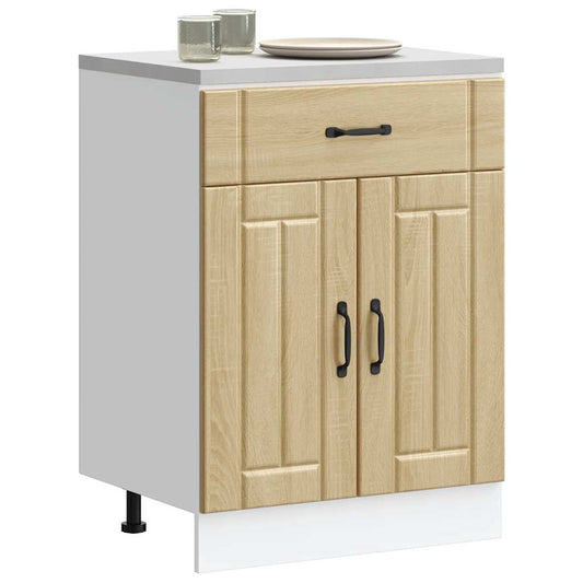 Base da Cucina Lucca Rovere Sonoma in Legno Multistrato - homemem39