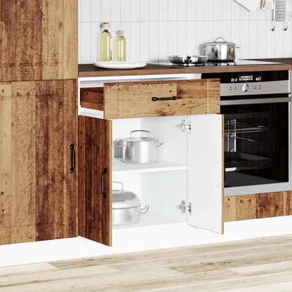 Base da Cucina Lucca Legno Antico in Legno Multistrato - homemem39