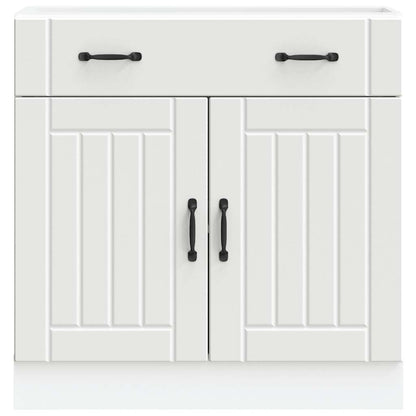 Base da Cucina Lucca Bianco in Legno Multistrato - homemem39
