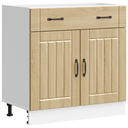 Base da Cucina Lucca Rovere Sonoma in Legno Multistrato - homemem39