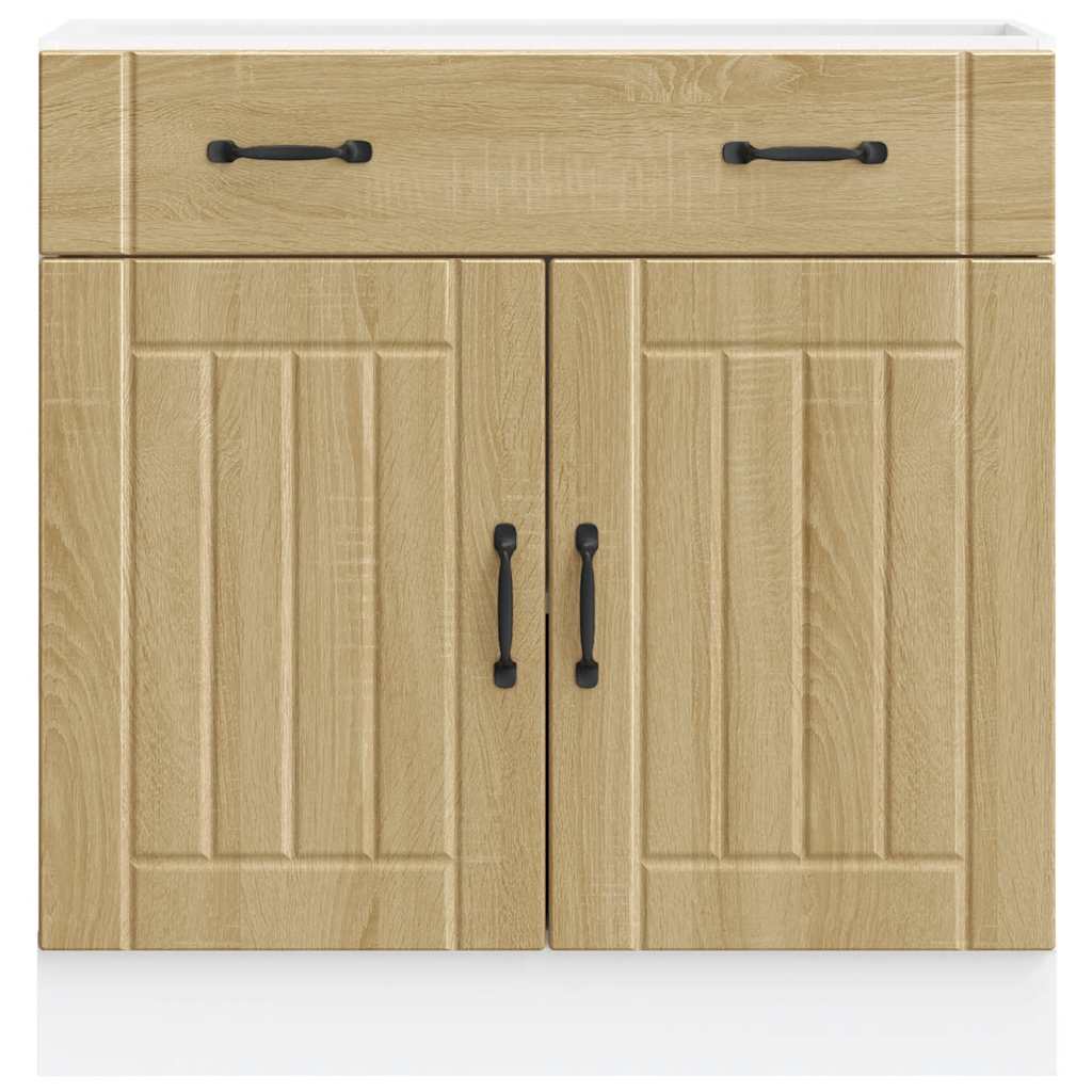 Base da Cucina Lucca Rovere Sonoma in Legno Multistrato - homemem39