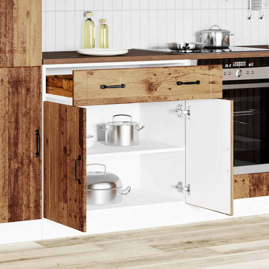 Base da Cucina Lucca Legno Antico in Legno Multistrato - homemem39