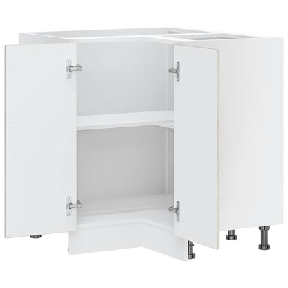 Mobile Base ad Angolo Cucina Lucca Grigio Cemento in Truciolato - homemem39