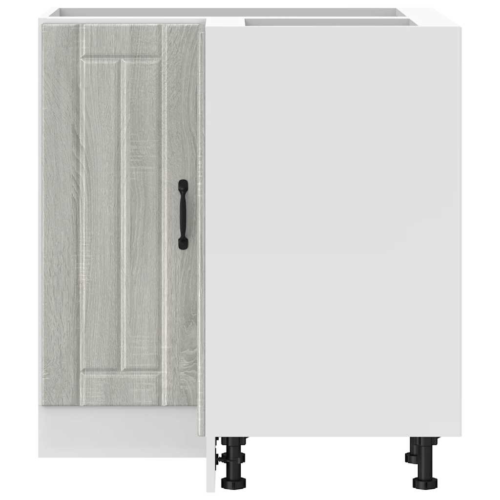Mobile Base ad Angolo Cucina Lucca Grigio Sonoma in Truciolato - homemem39