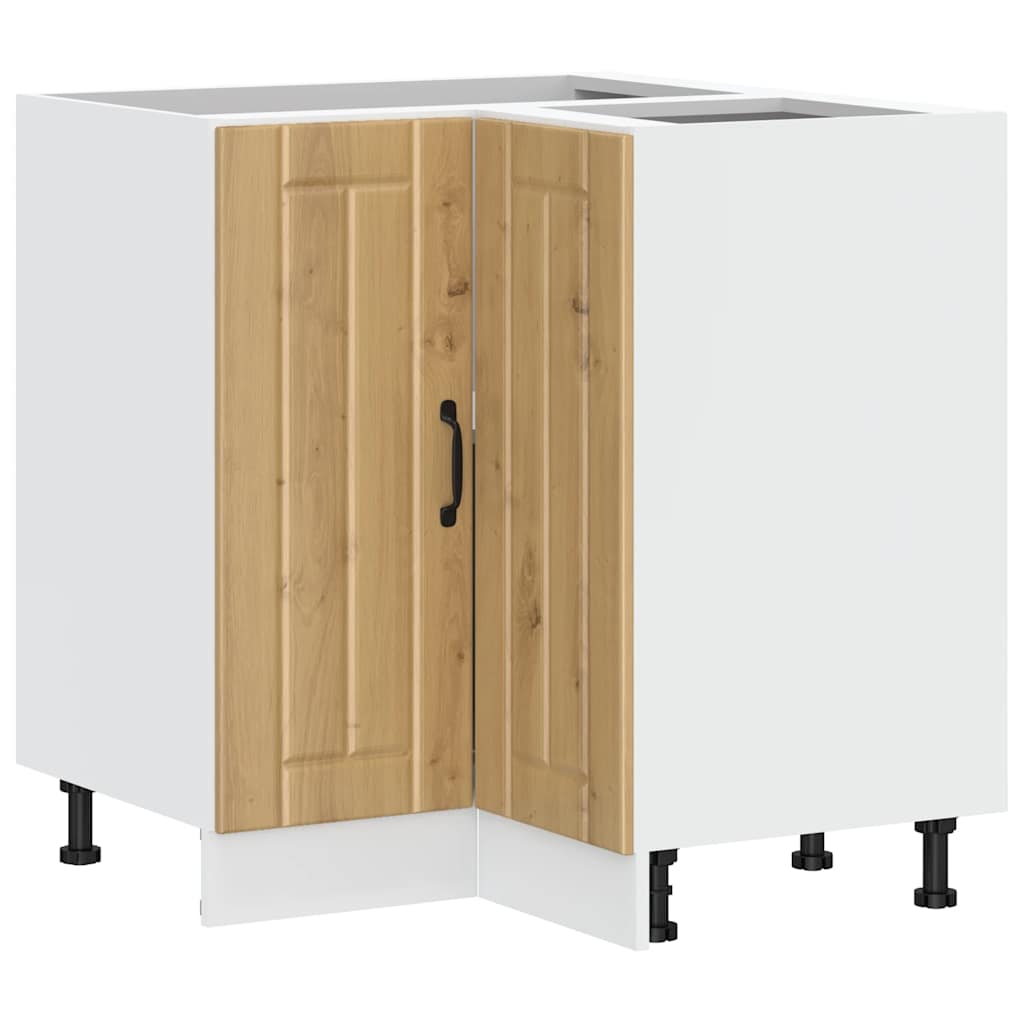 Base ad Angolo Cucina Lucca Rovere Artigianale Truciolato - homemem39