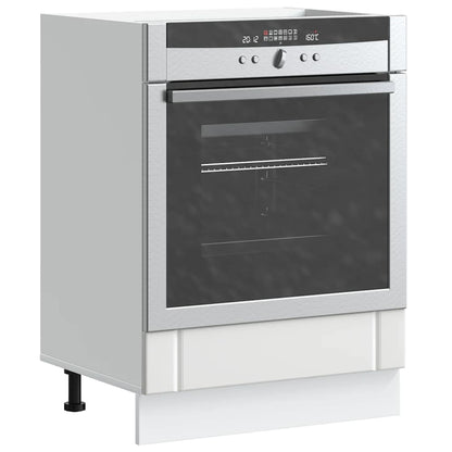 Armadio Forno Lucca Bianco in Legno Multistrato - homemem39