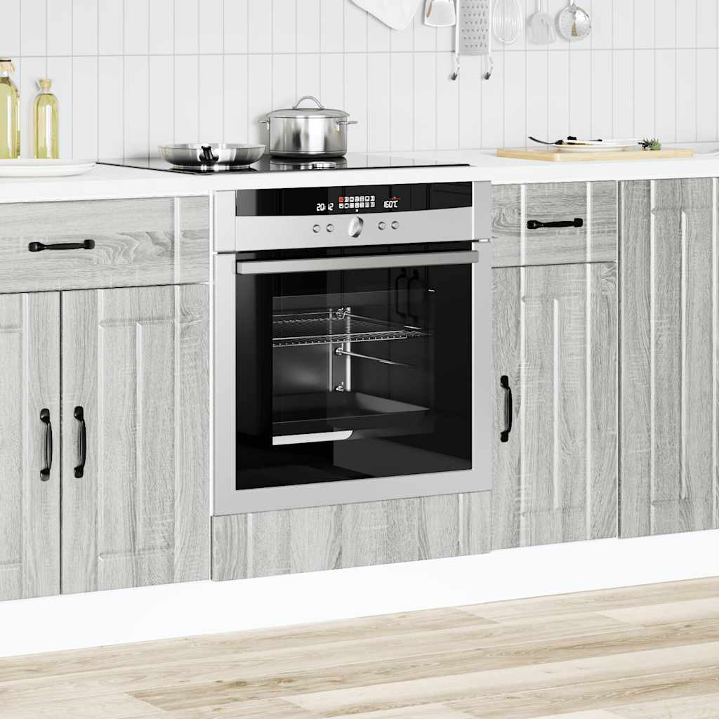 Armadio Forno Lucca Grigio Sonoma in Legno Multistrato - homemem39