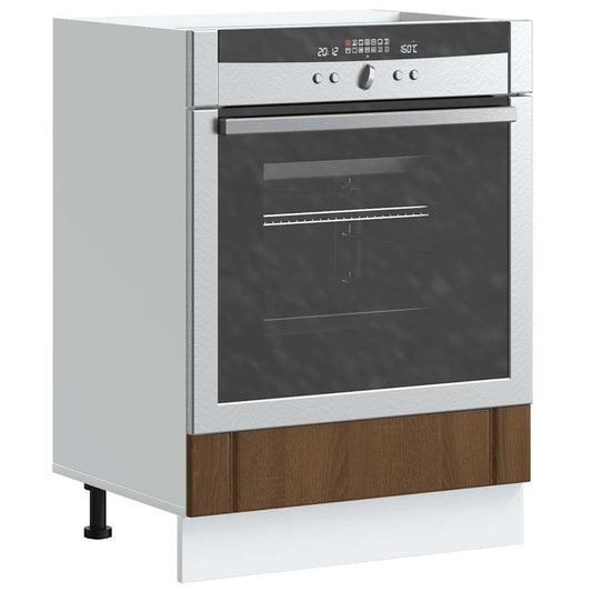 Armadio Forno Lucca Rovere Marrone in Legno Multistrato - homemem39