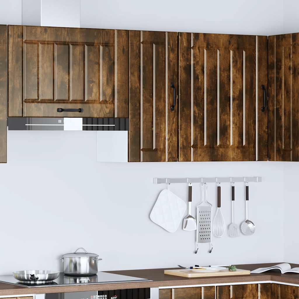 Pensile da Cucina Lucca Rovere Fumo in Legno Multistrato - homemem39