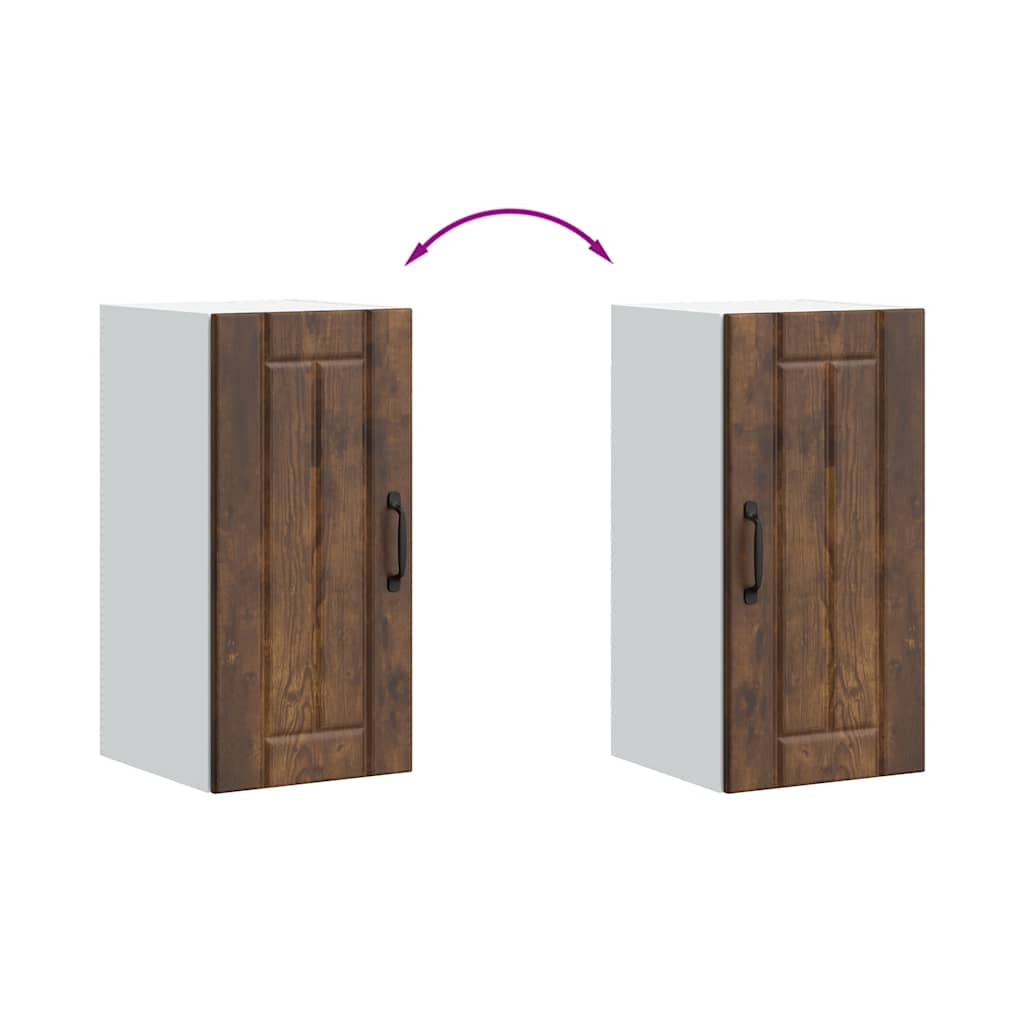 Pensile da Cucina Lucca Rovere Fumo in Legno Multistrato - homemem39