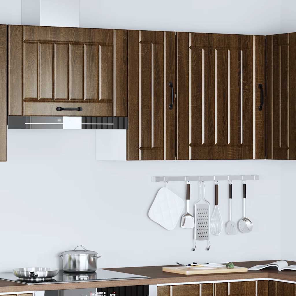 Pensile da Cucina Lucca Rovere Marrone in Legno Multistrato - homemem39